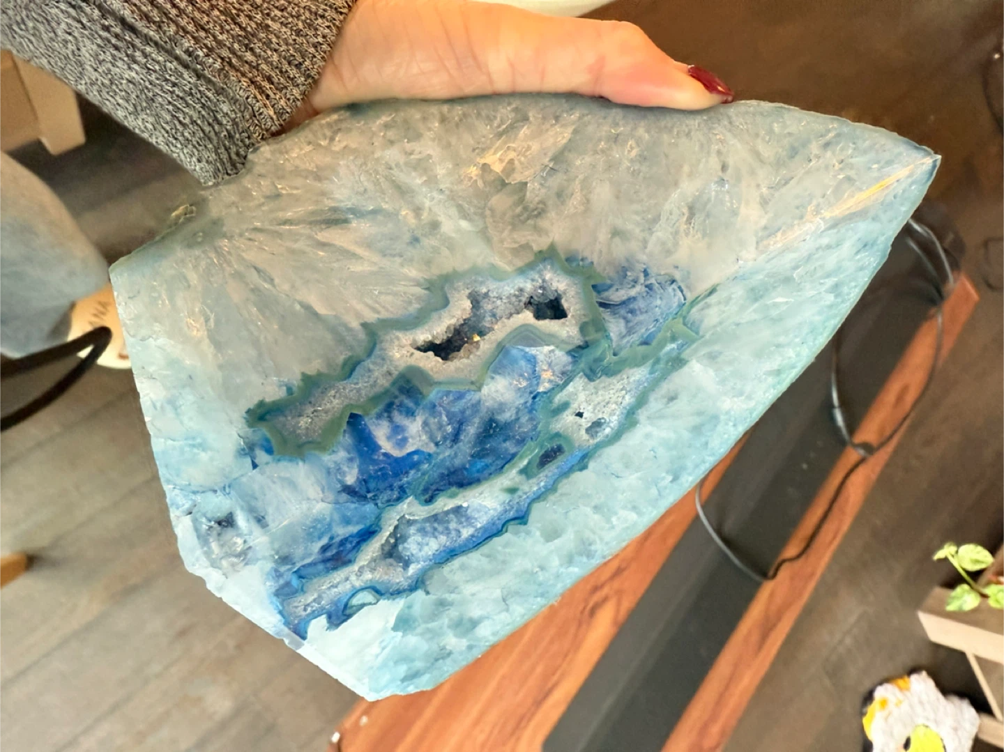 Blue Agate Slice - photo 2