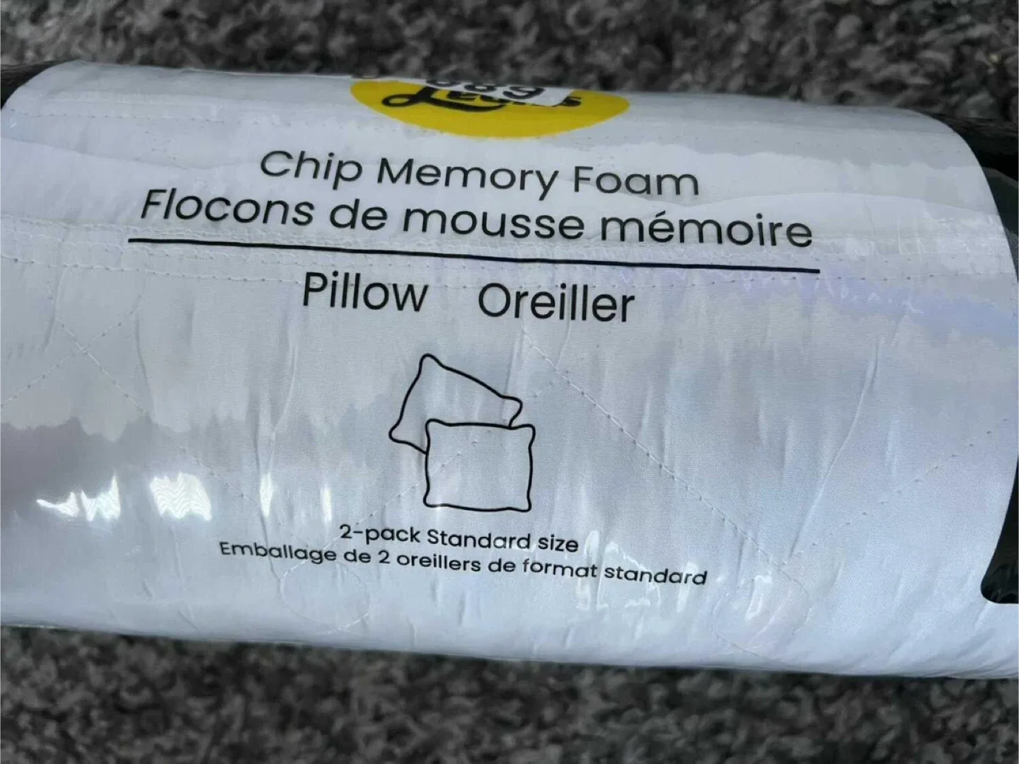 BNIP (2) Memory Foam Pillow - New in Package image indicator(5)