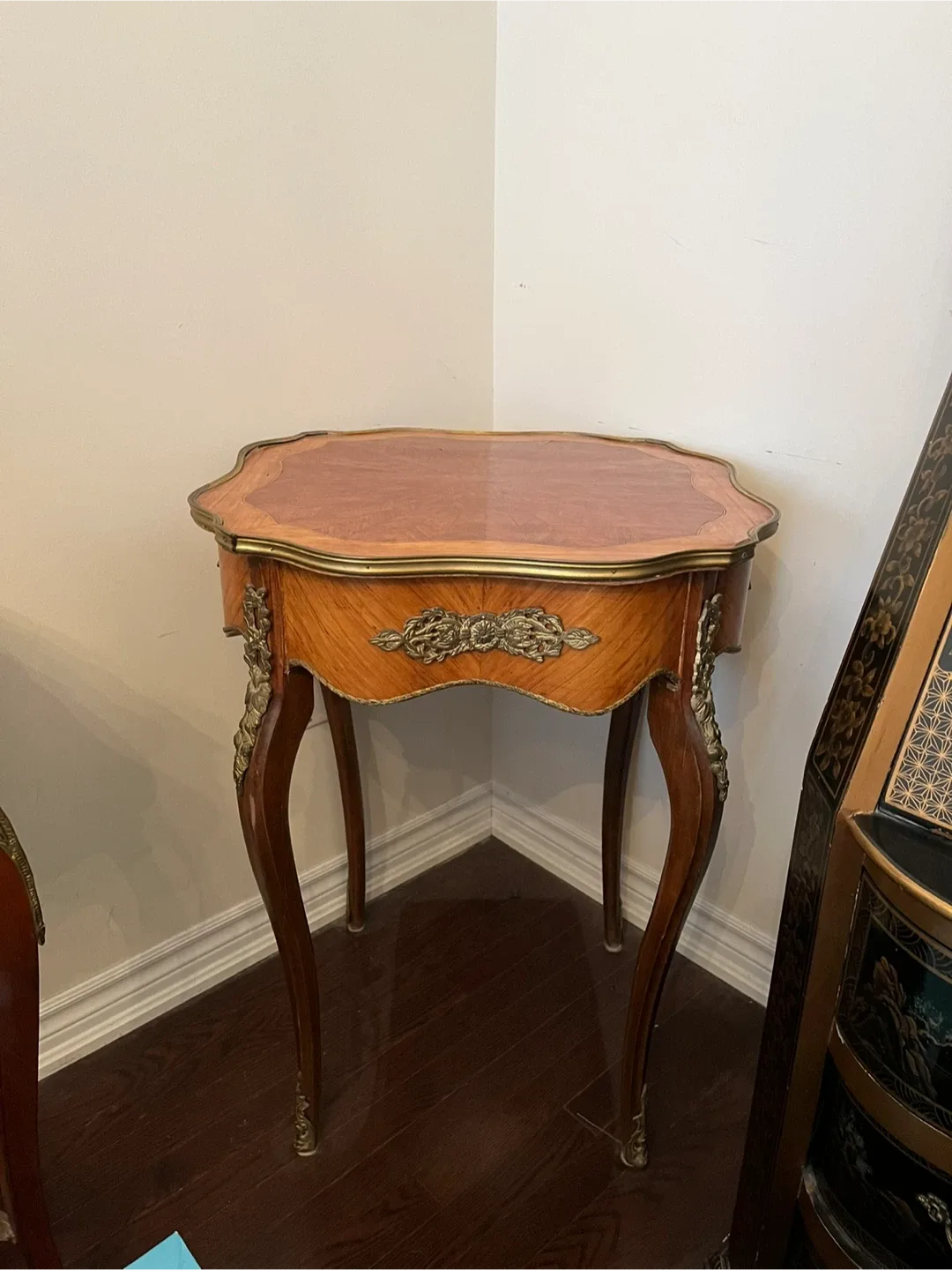 Antique French Style Accent Table thumbnail