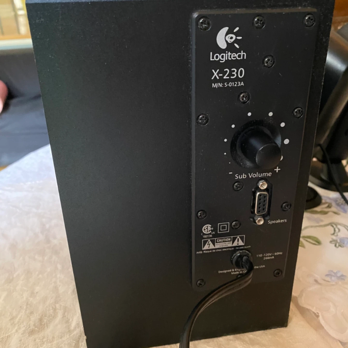 Logitech X-230 Speakers with Subwoofer - photo 2