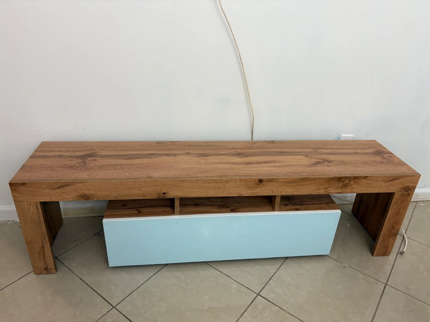Wooden TV Stand with Storage