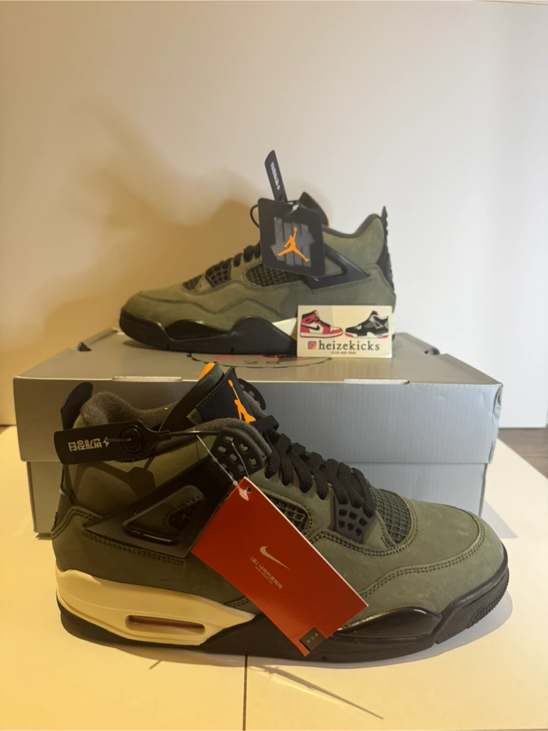 Jordan 4 Undefeated size 9.5