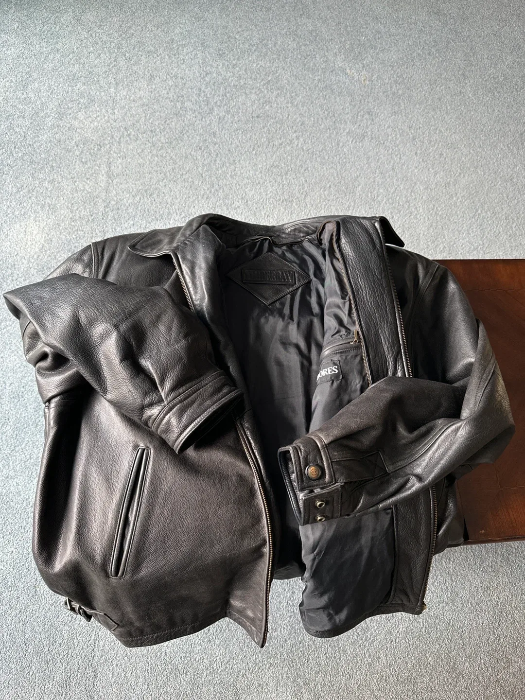 Genuine Leather Jacket - Black