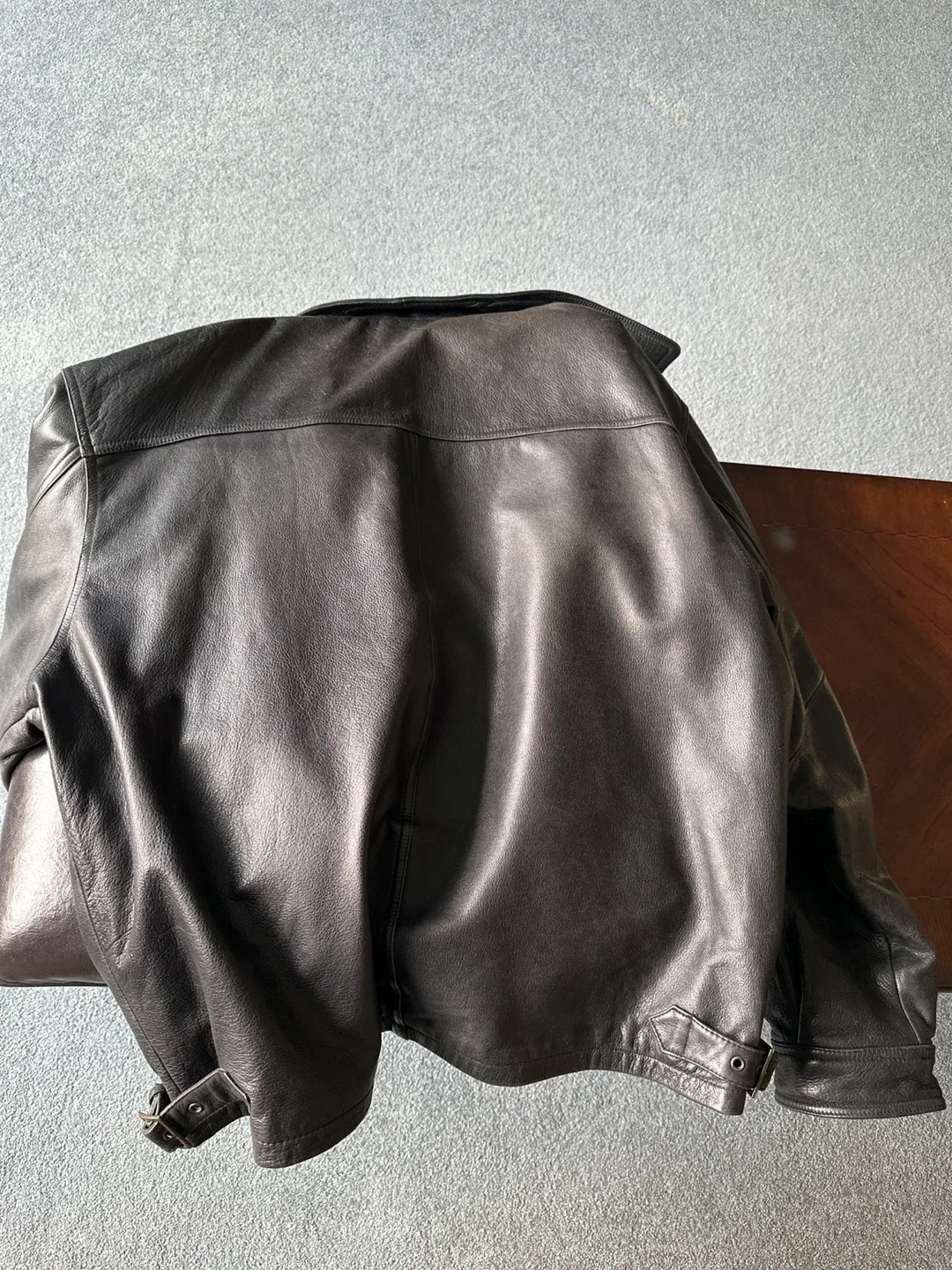 Genuine Leather Jacket - Black image indicator(4)