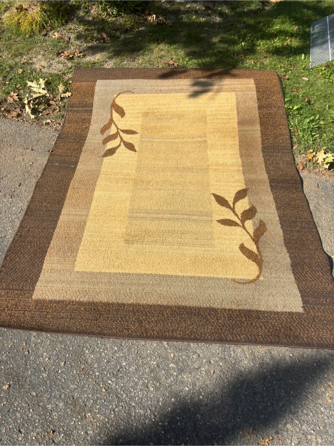 Area Rug with Leaf Design image indicator(2)