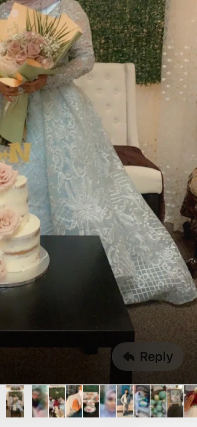 Blue engagement Dress image indicator(3)