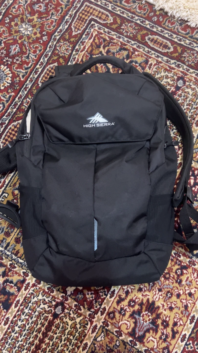 High Sierra Black Backpack