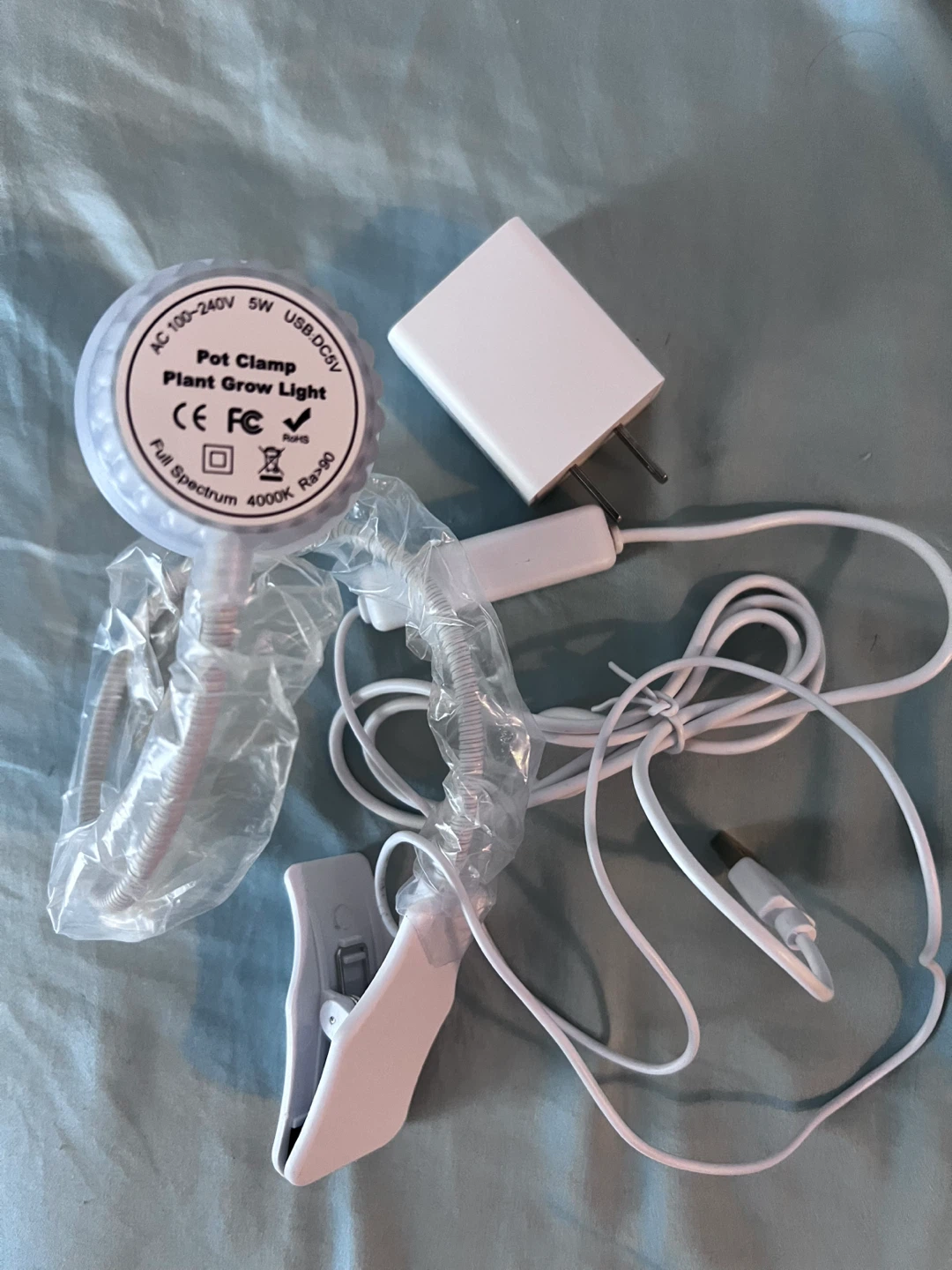 Pot Clamp Plant Grow Light