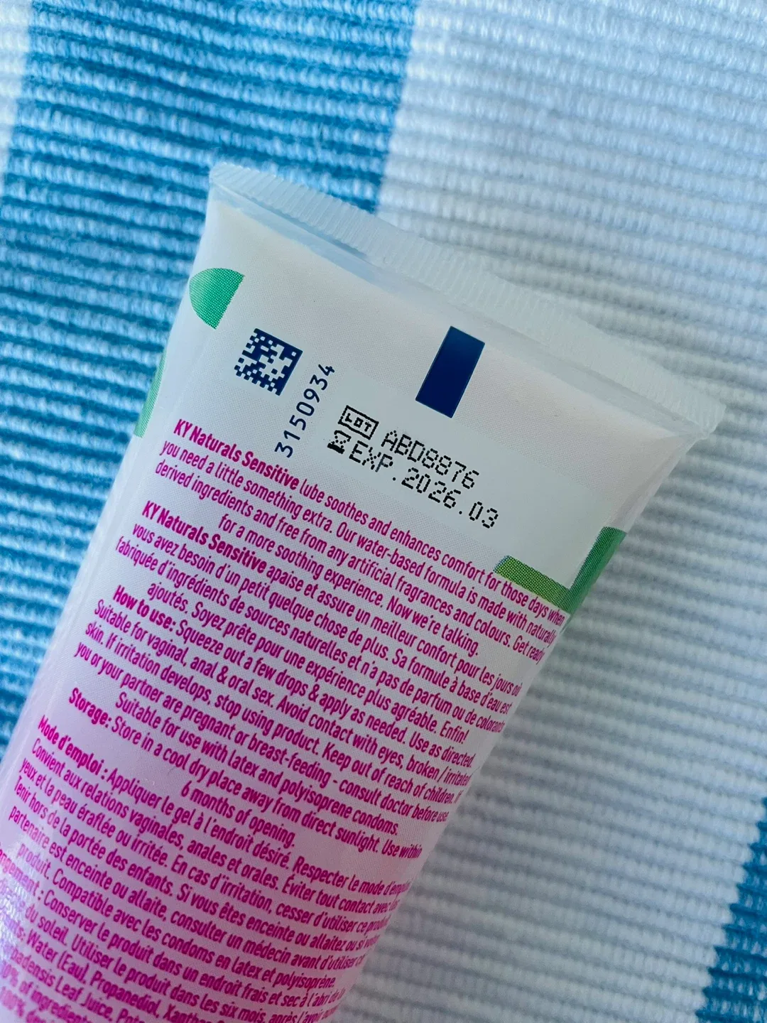 KY Naturals Sensitive Lubricant 100ml (New) image indicator(2)