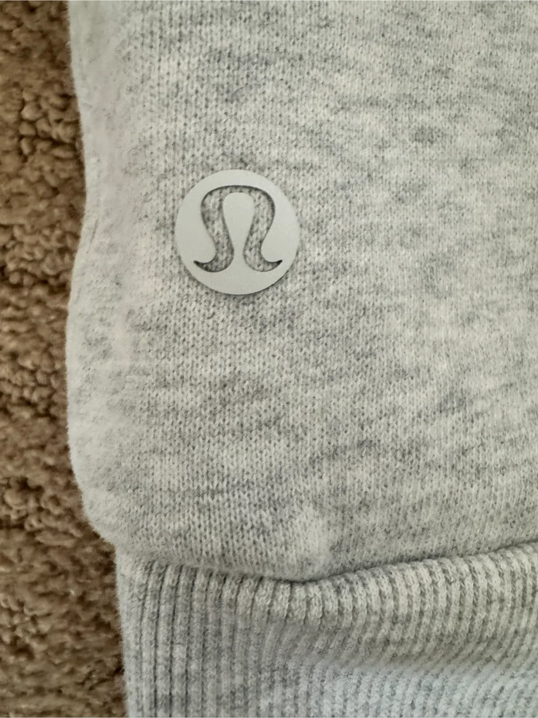 Lululemon Grey Half-Zip Pullover image indicator(2)