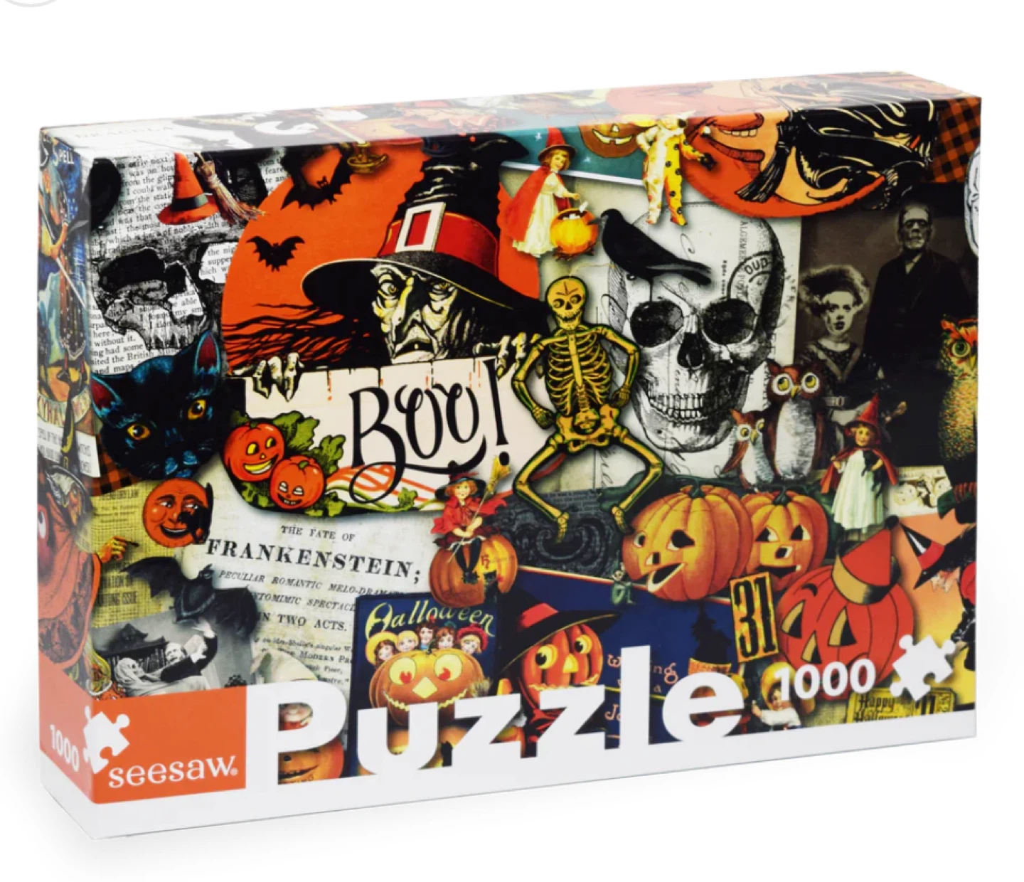 New Seesaw Boo! Happy Halloween 1000 Piece Puzzle