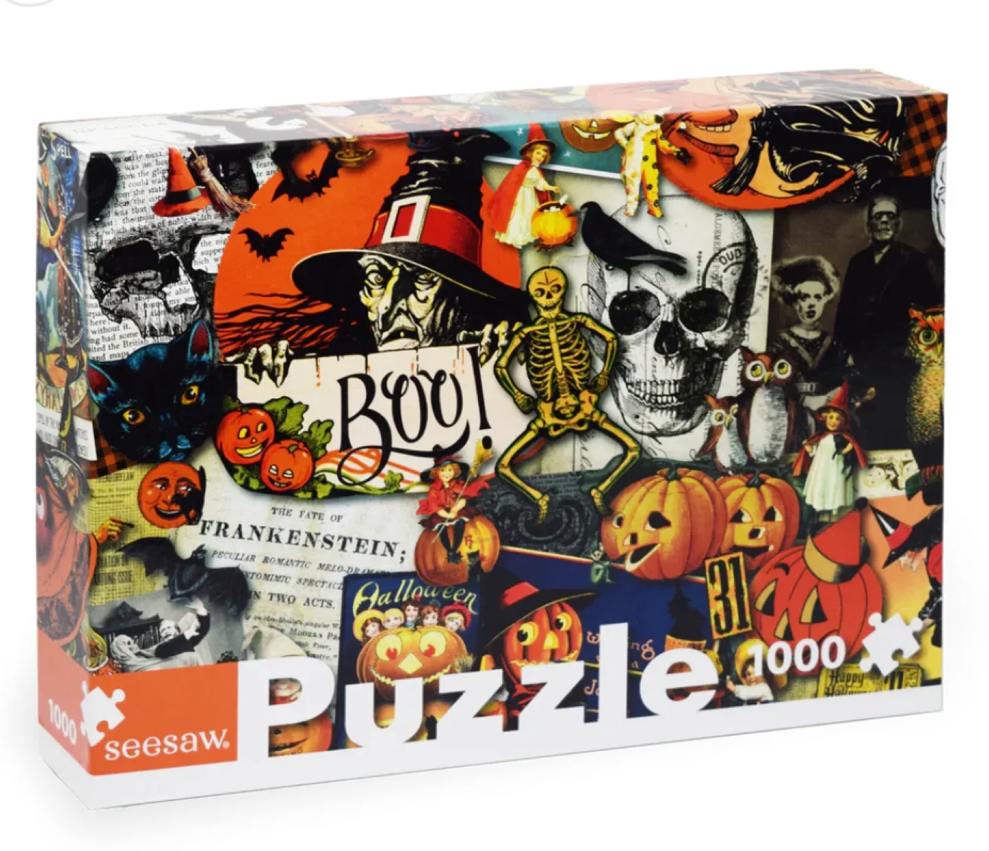 New Seesaw Boo! Happy Halloween 1000 Piece Puzzle
