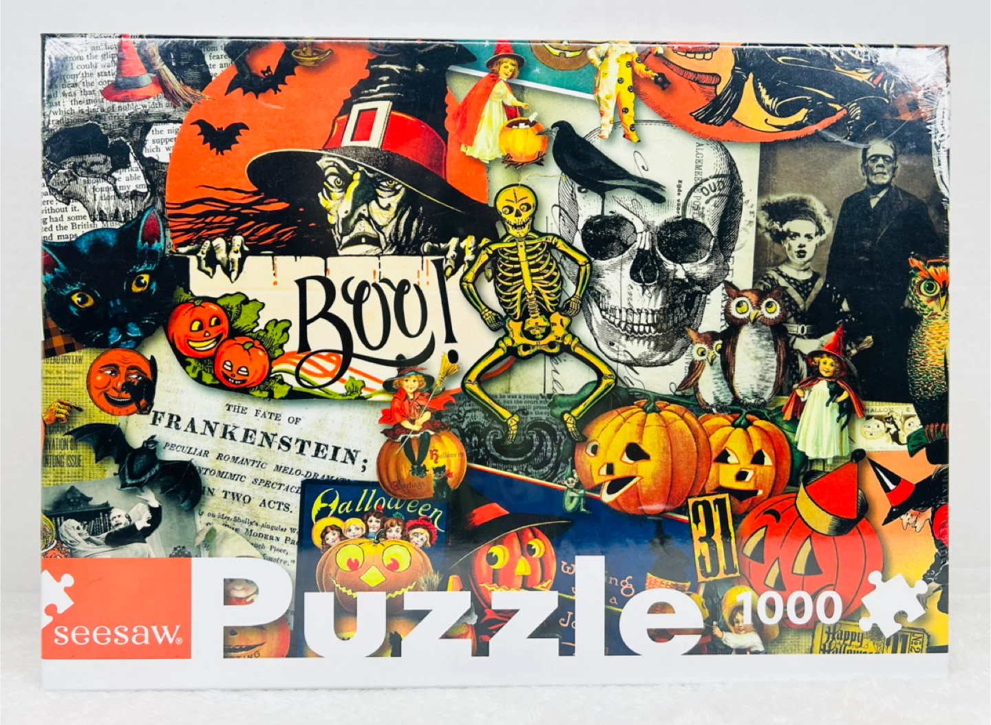 New Seesaw Boo! Happy Halloween 1000 Piece Puzzle - photo 3