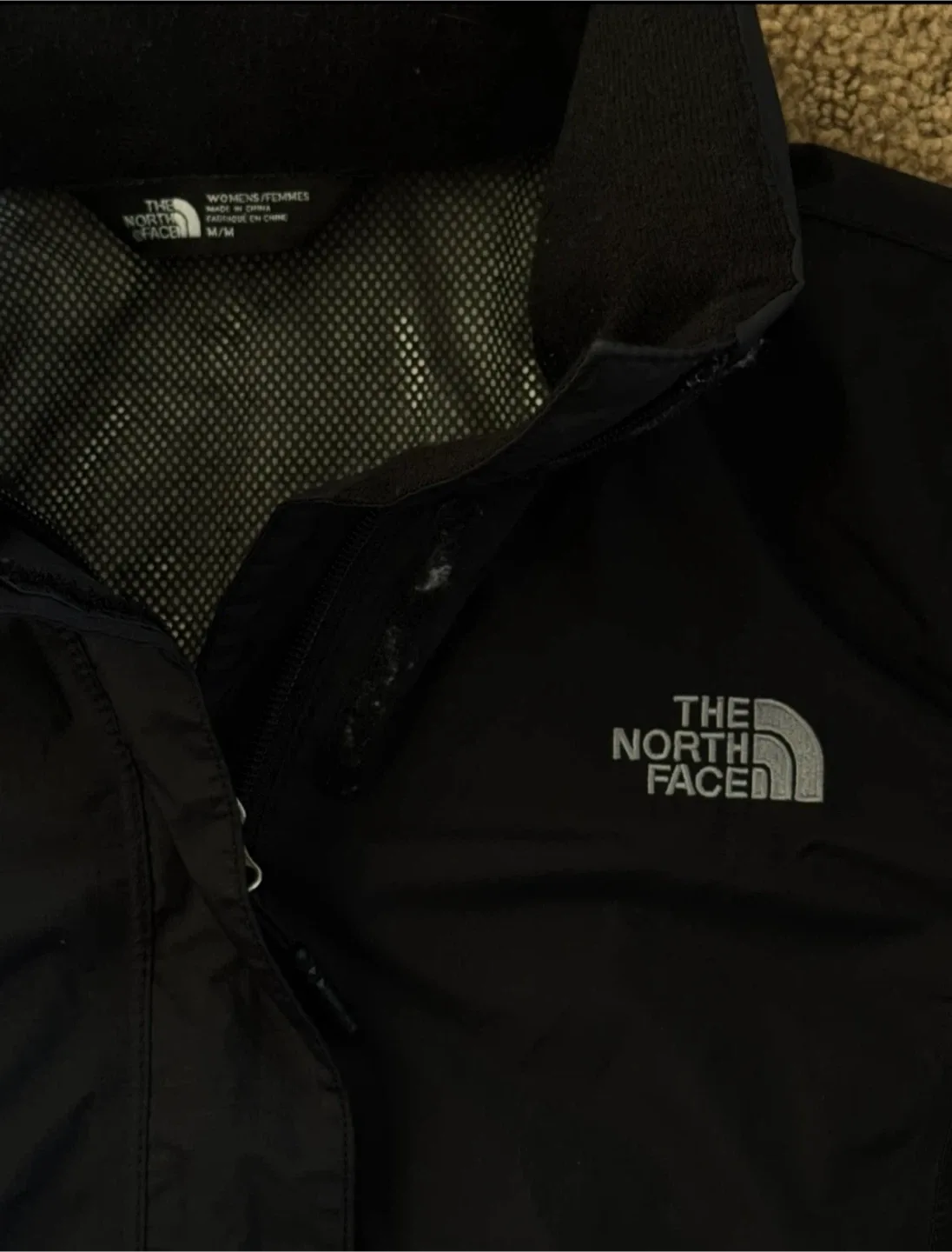 North Face Black Rain Jacket - Size M women’s image indicator(4)