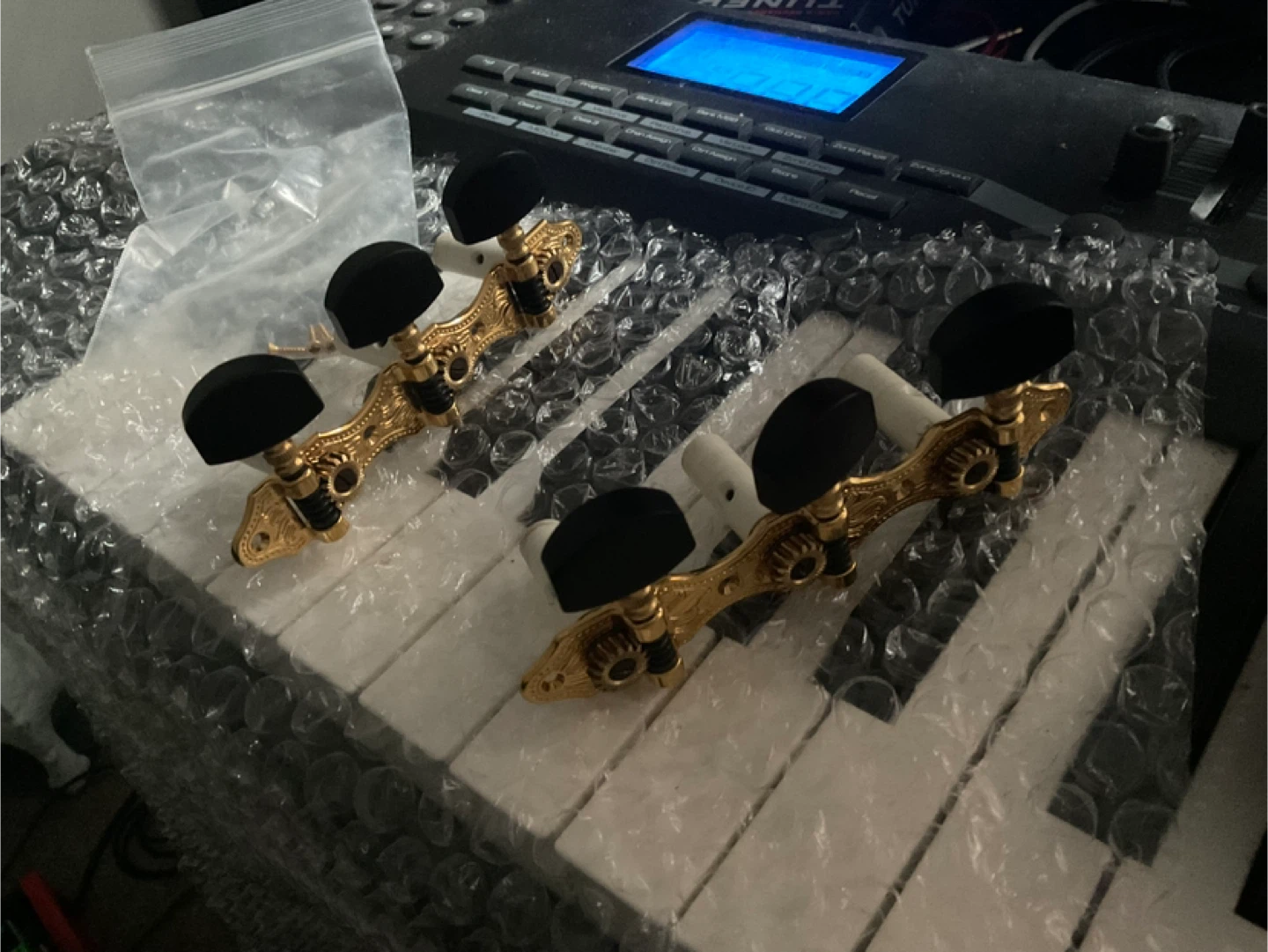 Schaller Hauser style Ebony tuning machines - photo 4