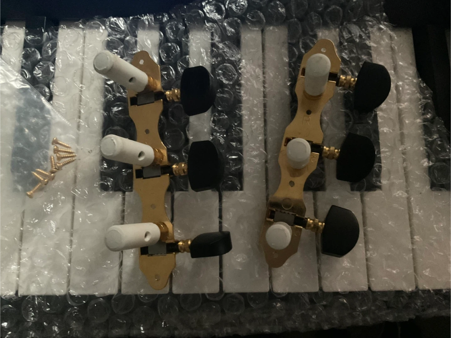 Schaller Hauser style Ebony tuning machines - photo 5
