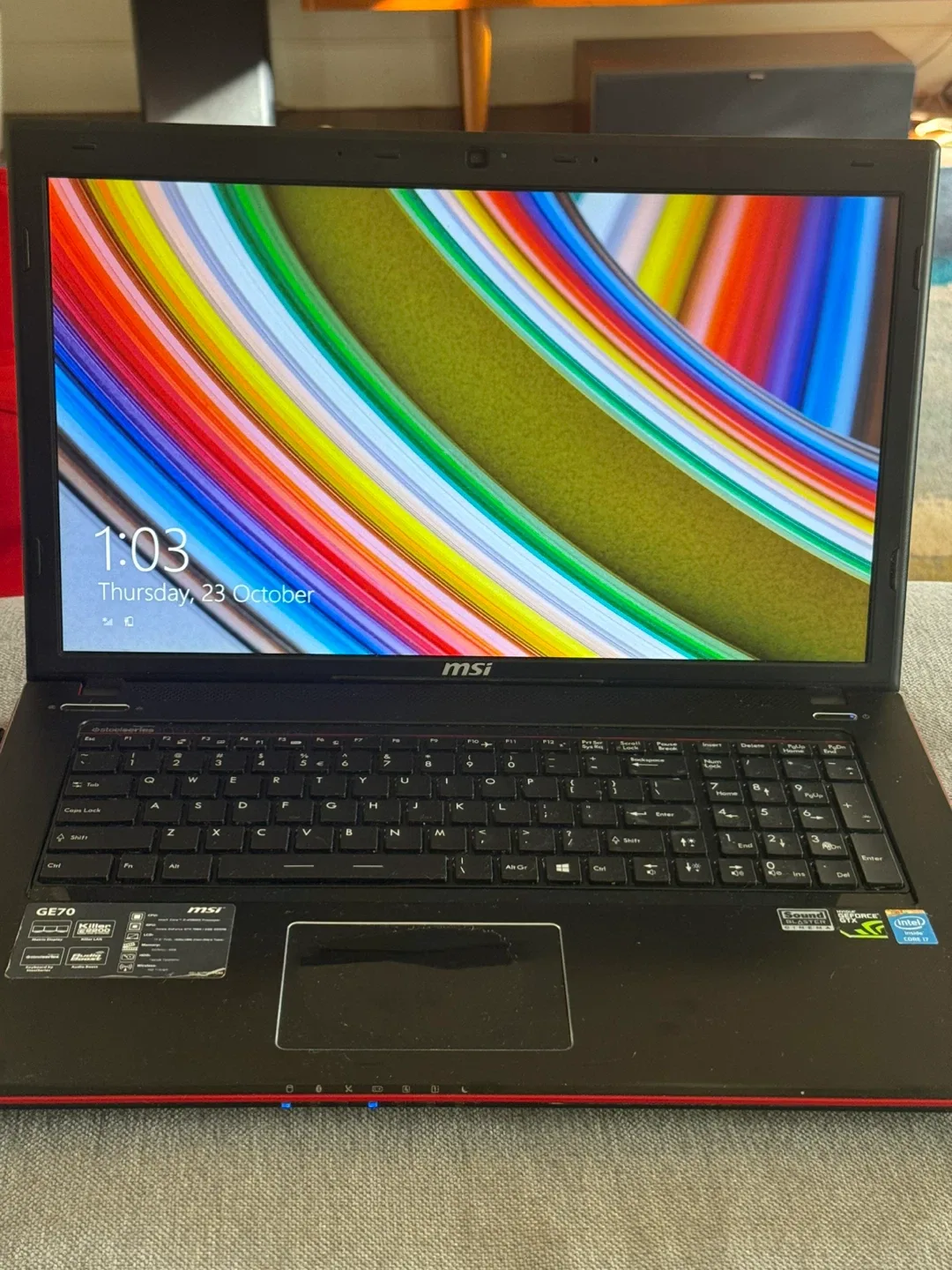 MSI GE70 Laptop - Brand New Charger - Battery Good image indicator(7)