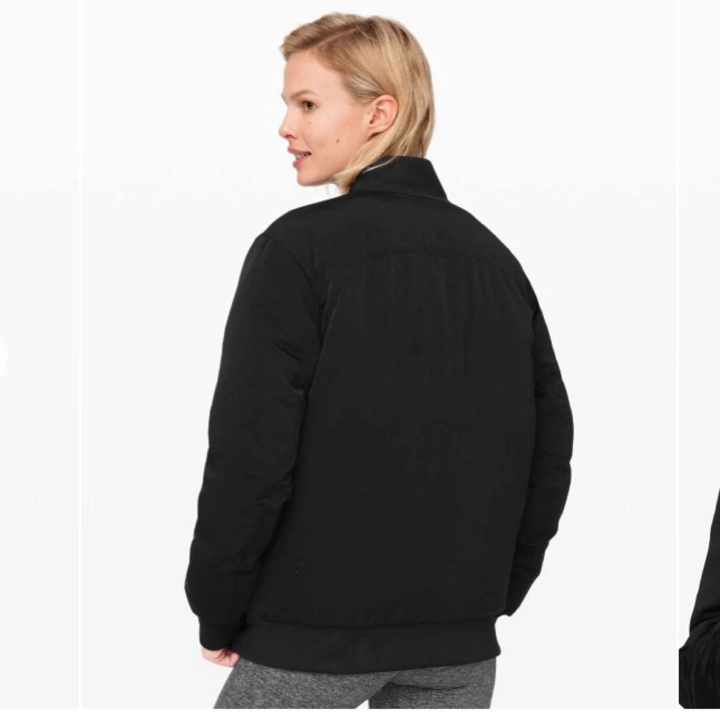 NWT Lululemon Roam Far Bomber Jacket - Black, Size 6 - photo 2