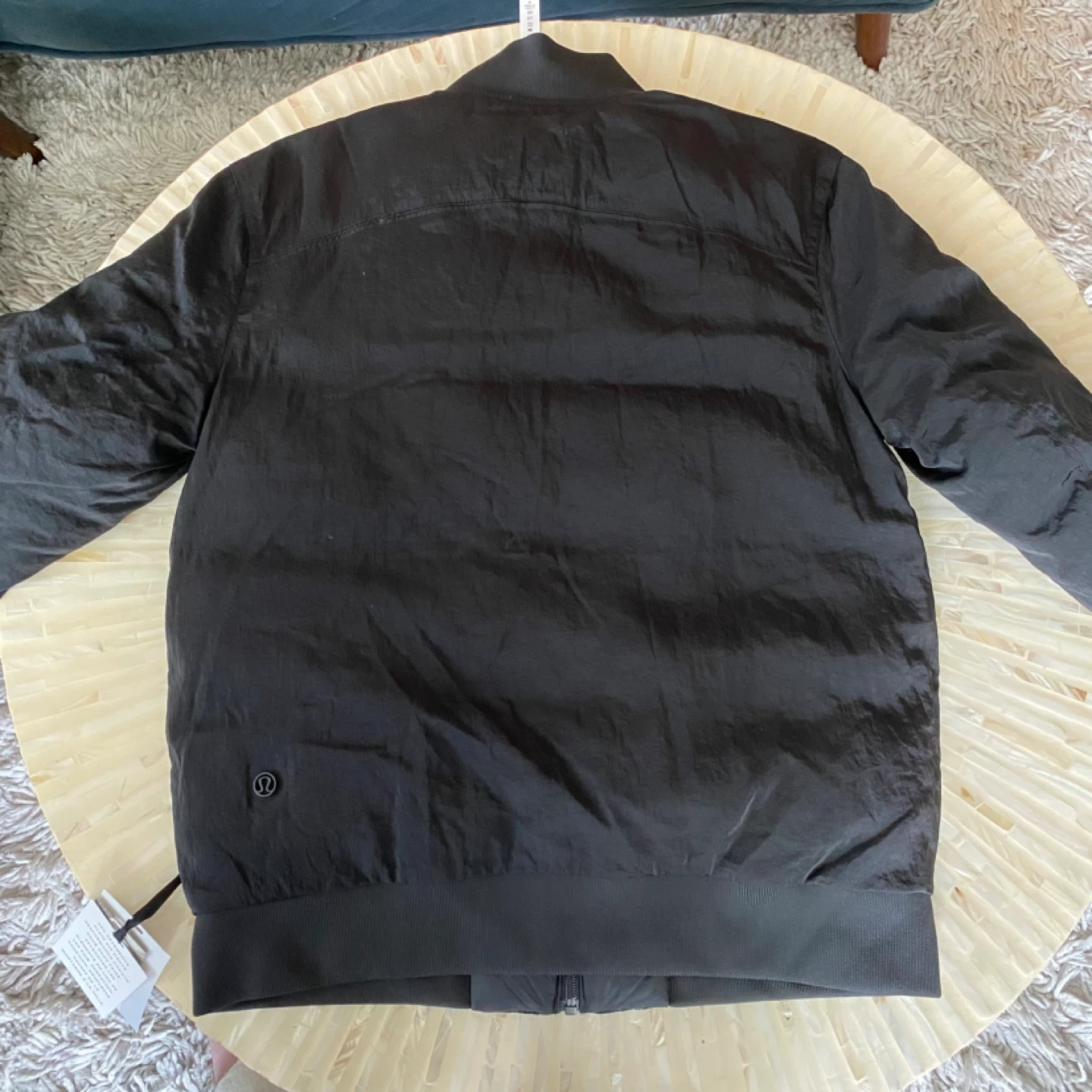 NWT Lululemon Roam Far Bomber Jacket - Black, Size 6 - photo 4