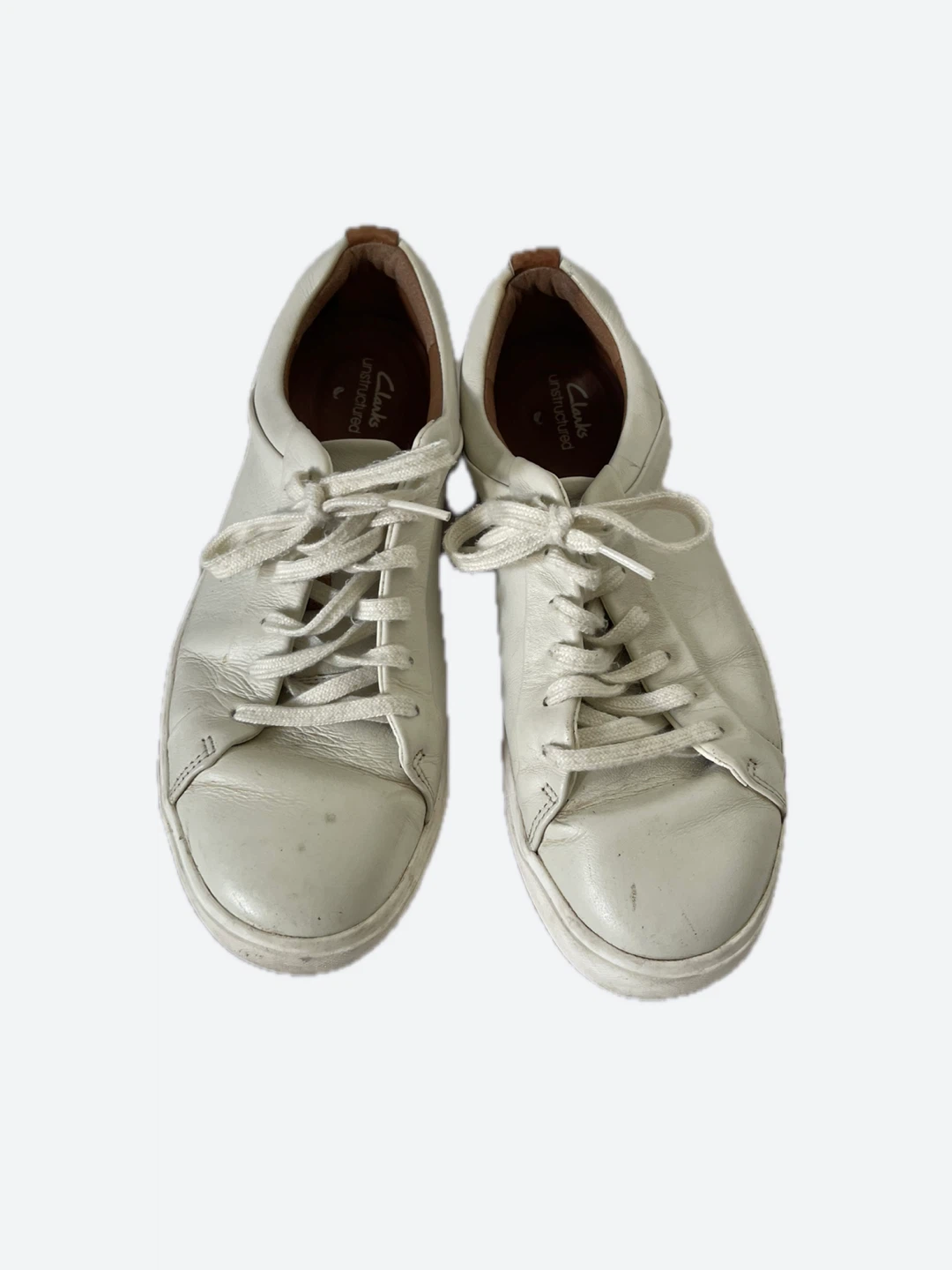 Clarks Unstructured Leather Sneakers