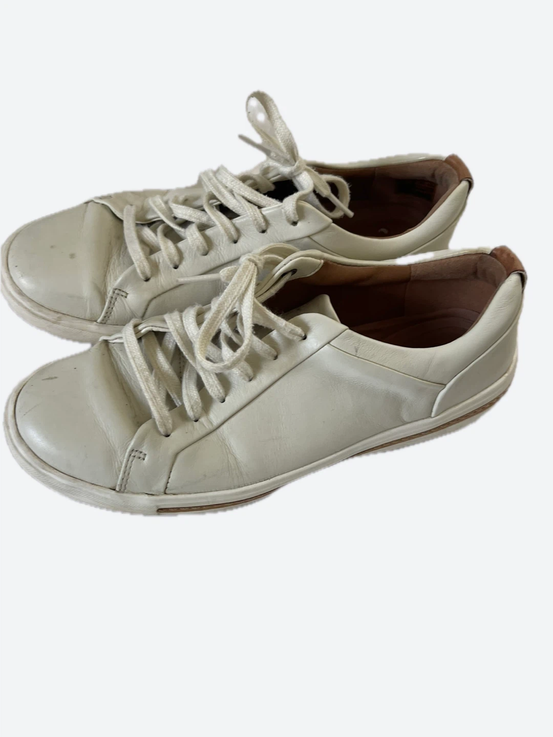 Clarks Unstructured Leather Sneakers - photo 3