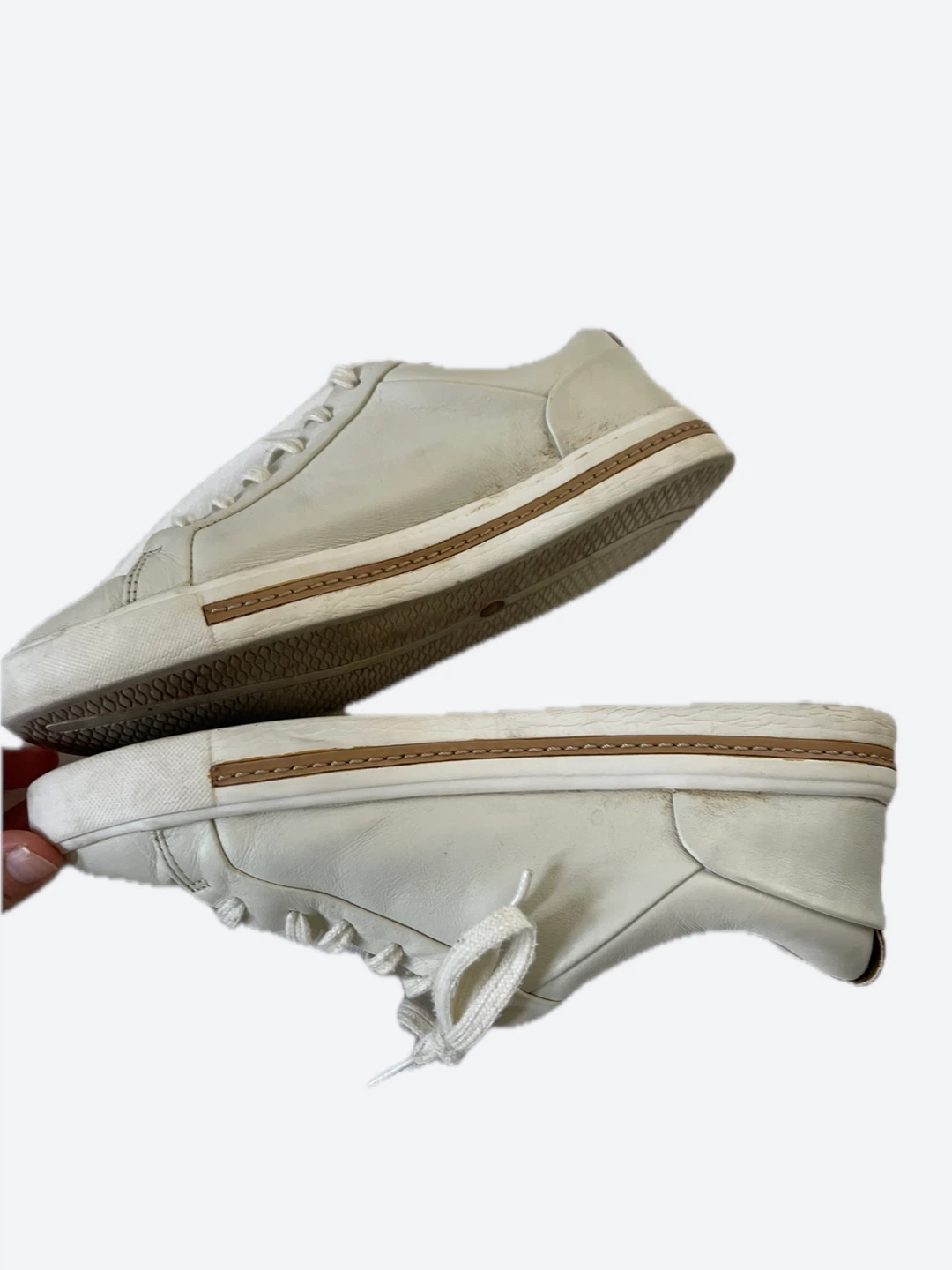 Clarks Unstructured Leather Sneakers - photo 4