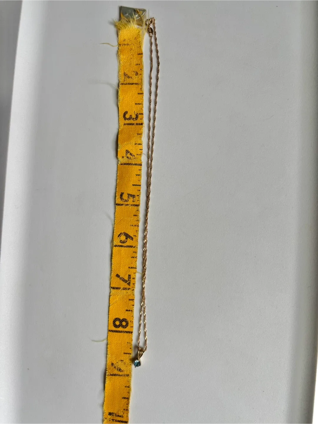 Costume jewelry Gold Colour Necklace with Blue Stone Pendant image indicator(3)