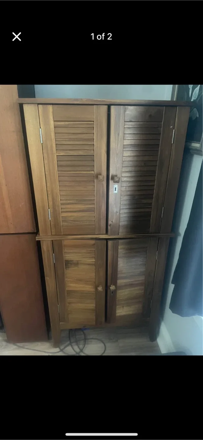 Outdoor Wooden Cabinet