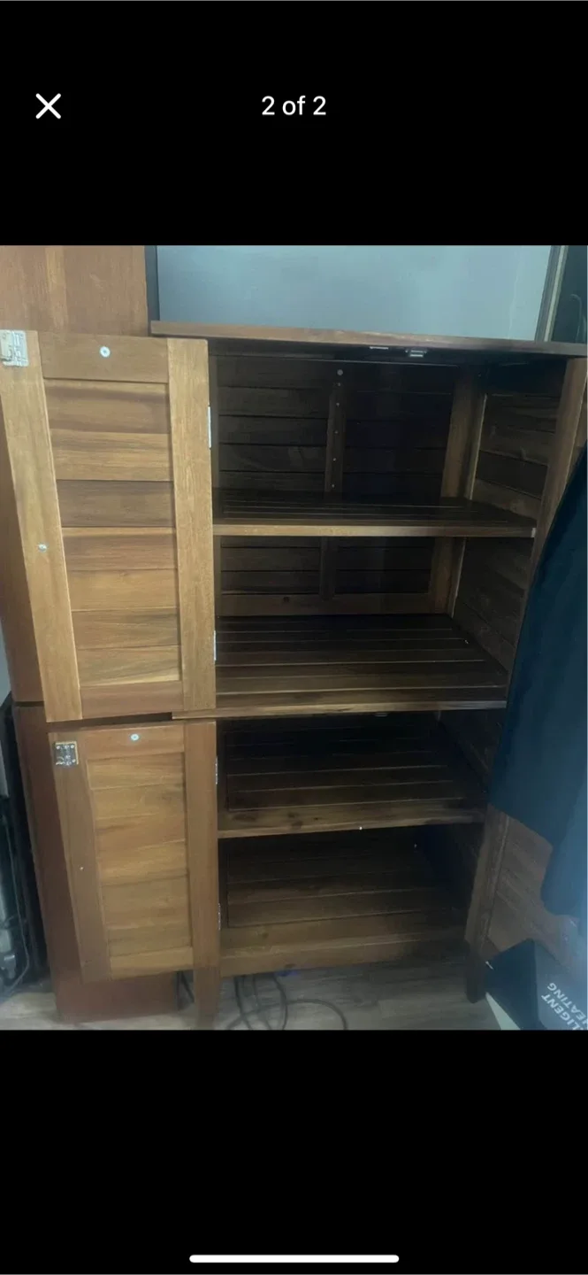 Outdoor Wooden Cabinet image indicator(2)