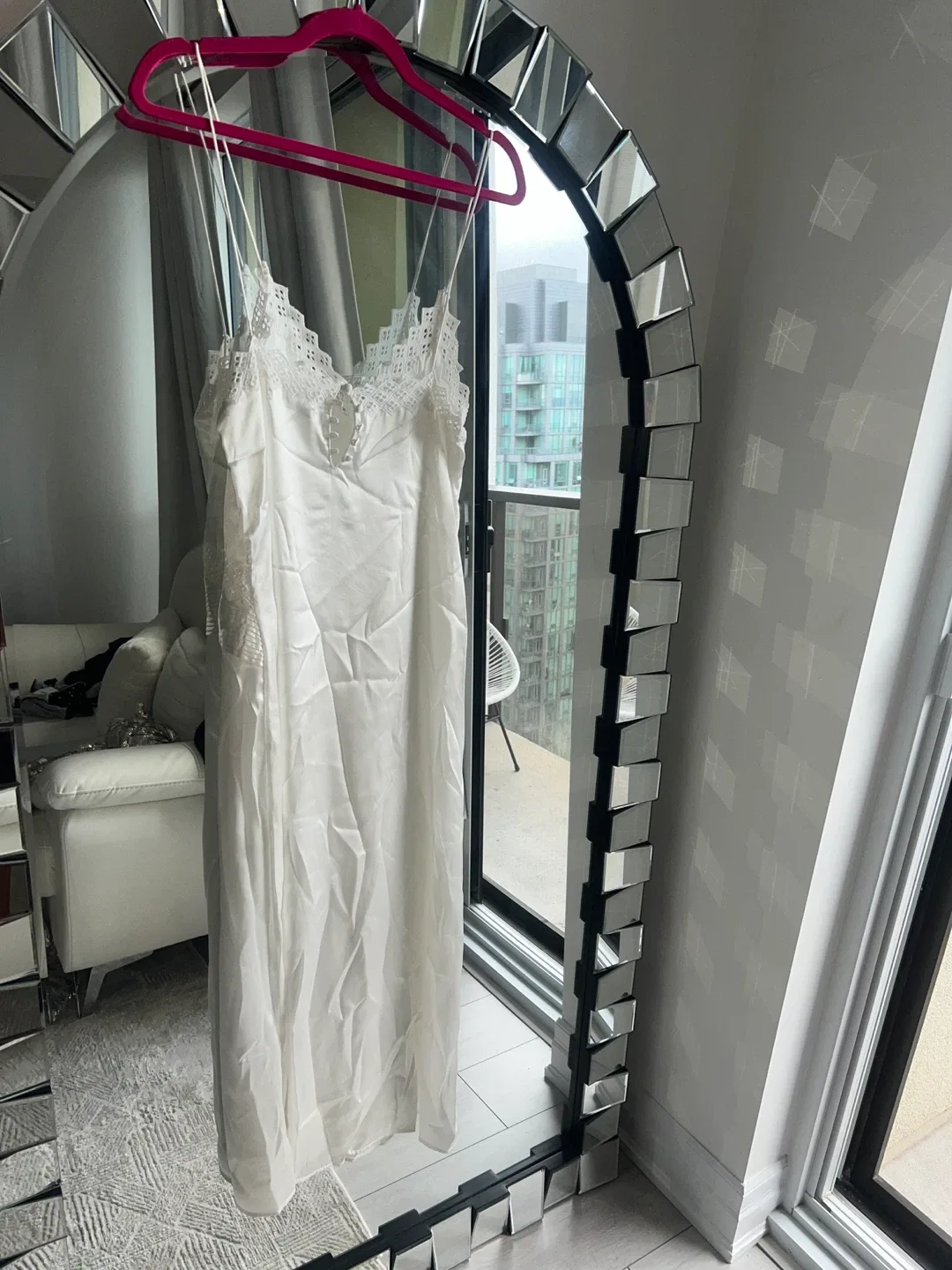 White Lingerie Dress image indicator(2)