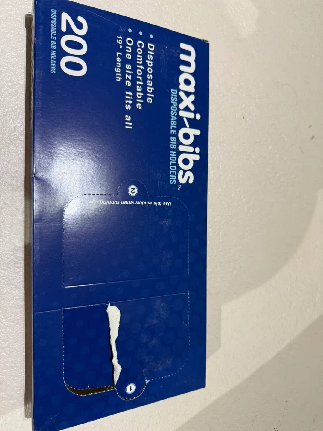 Maxi-bibs Disposable Bib Holders, Approx 100 count image indicator(2)