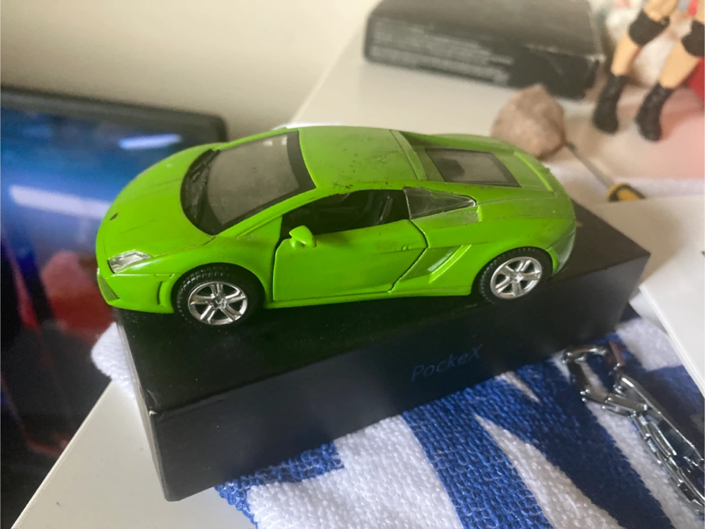 Green Lamborghini Diecast Car