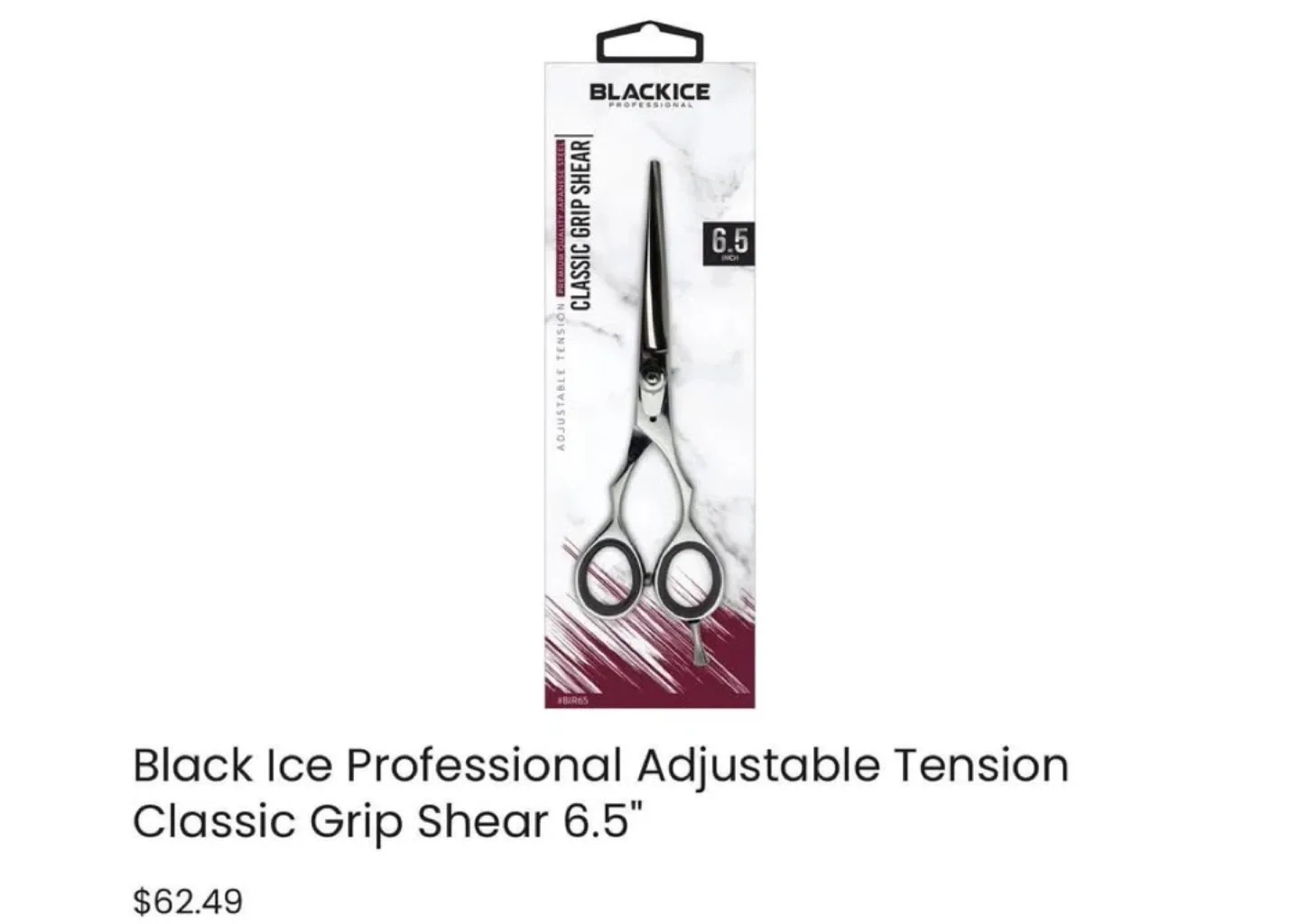 Black Ice Professional 6.5" Classic Grip Shear - New thumbnail