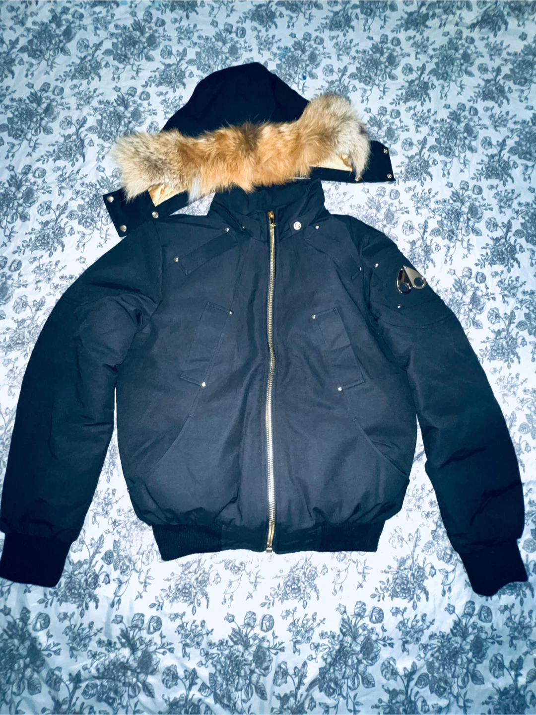 Moose Knuckles Bomber Jacket, Black