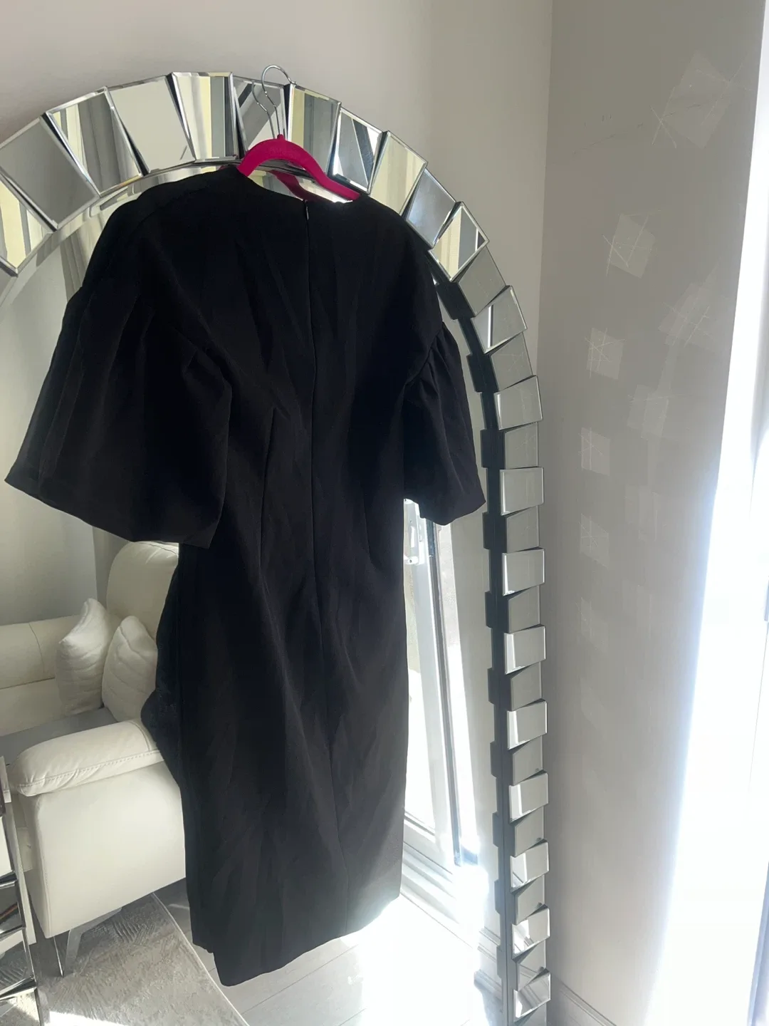 Black Dress with Statement Sleeves