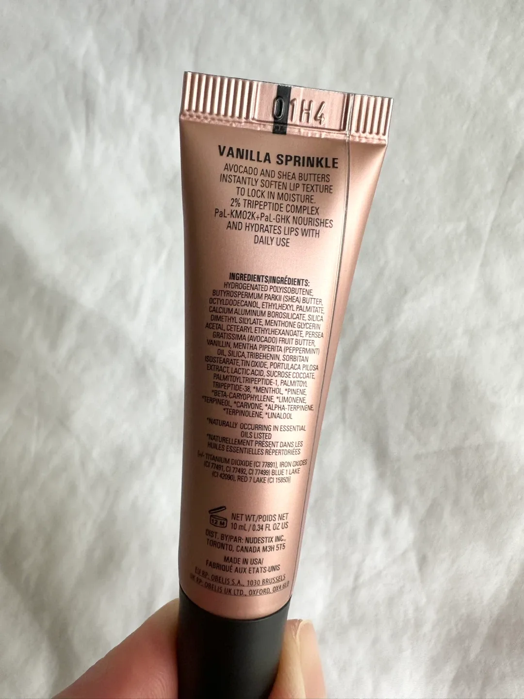 New Nudestix Hydrating Peptide Lip Butter - Vanilla Sprinkle image indicator(5)