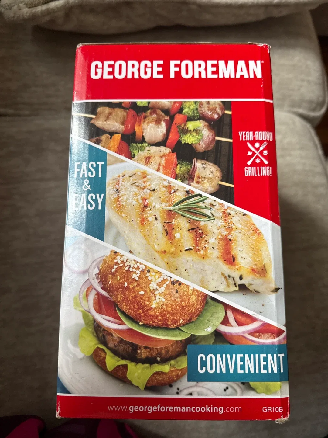 George Foreman 2-Serving Grill brand new image indicator(4)