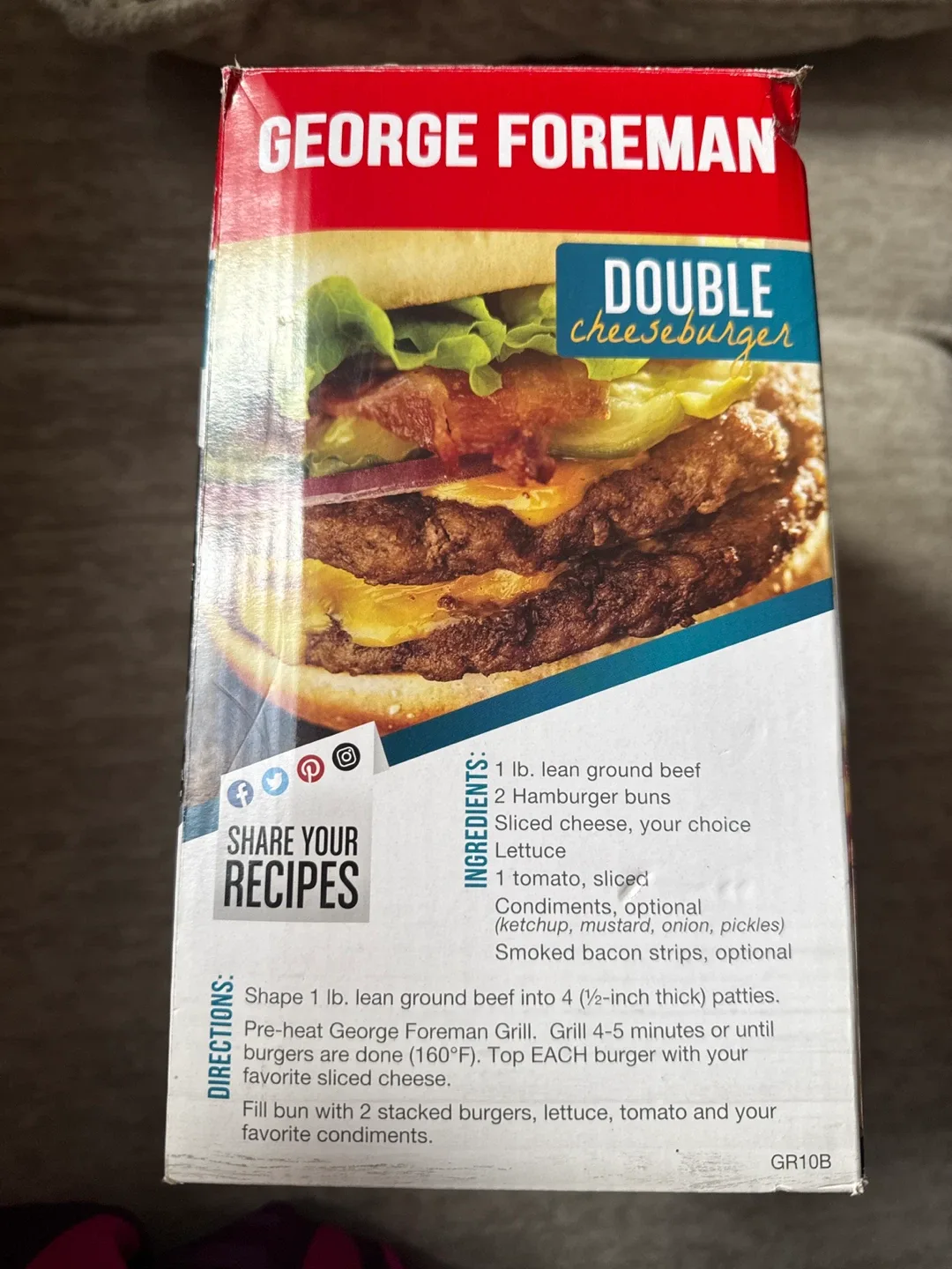 George Foreman 2-Serving Grill brand new image indicator(3)