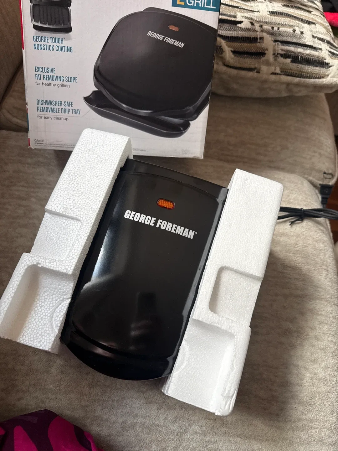 George Foreman 2-Serving Grill brand new image indicator(5)