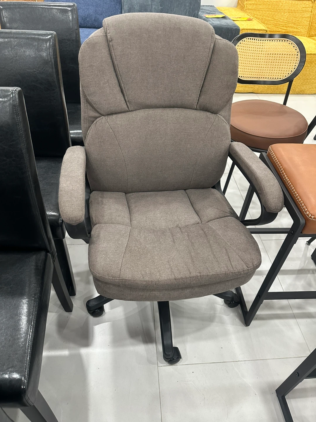 Office Chair - Blue Fabric - photo 2
