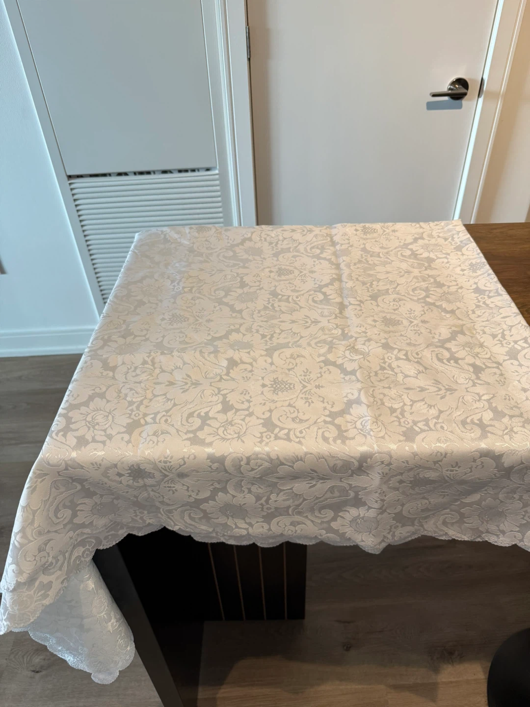 Elegant White Tablecloth