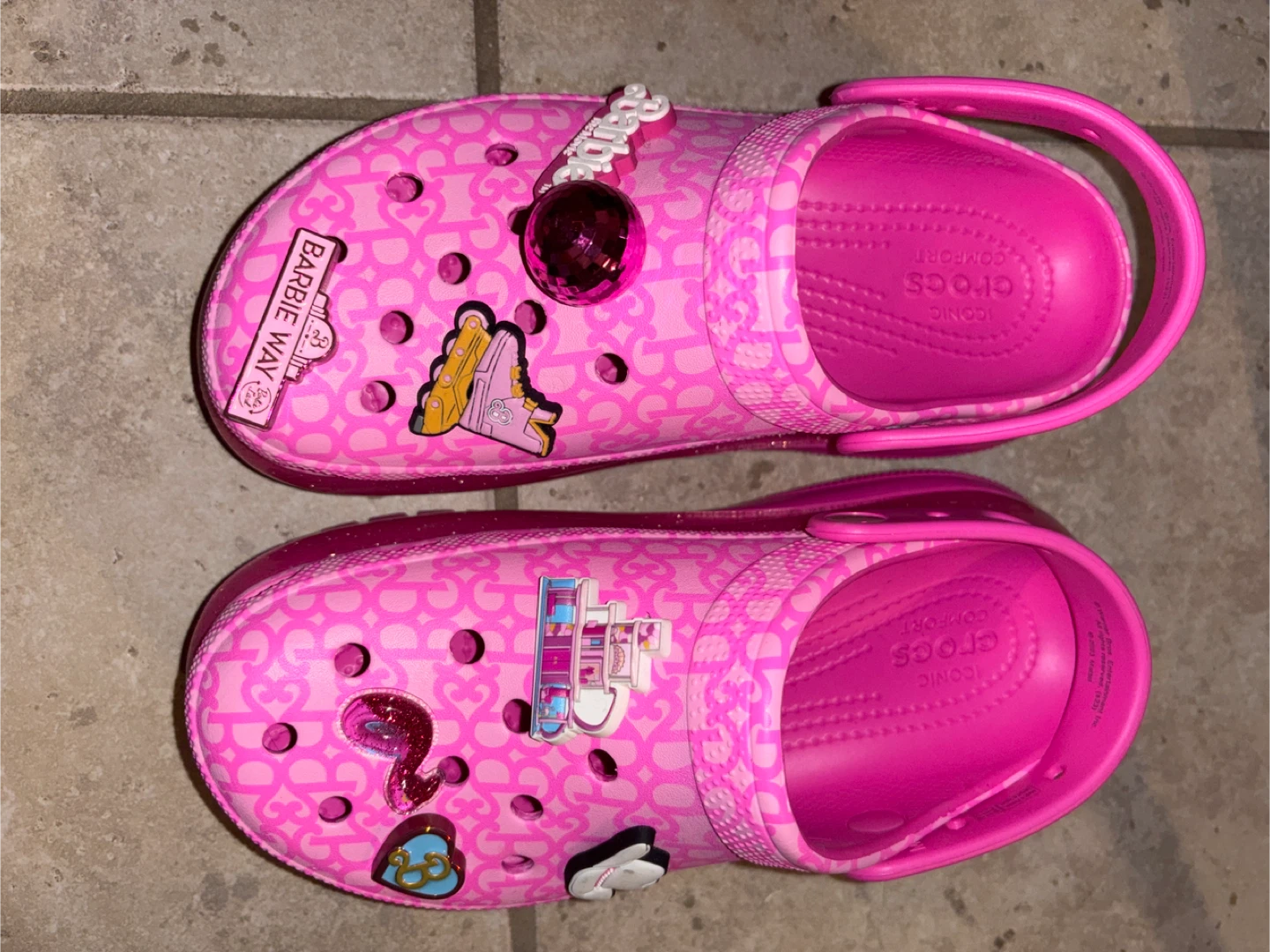 Barbie The Movie Crocs, Pink, Size 8
