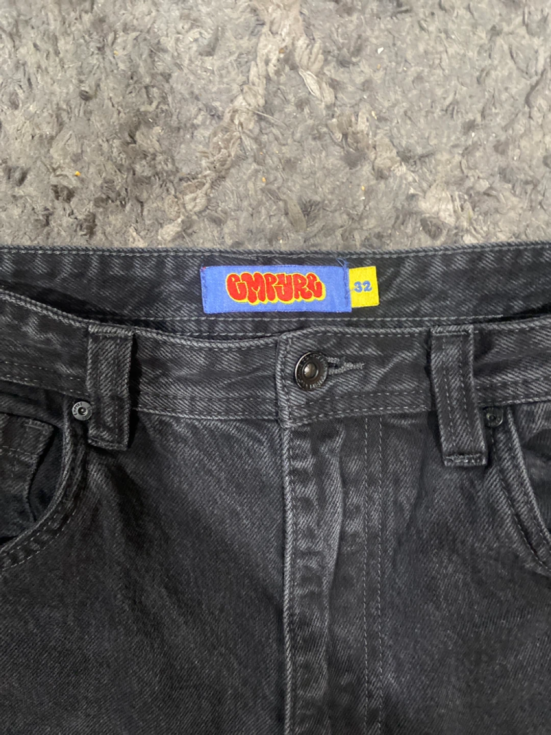 Gimpuro Black Denim Jeans - Size 32 - photo 3