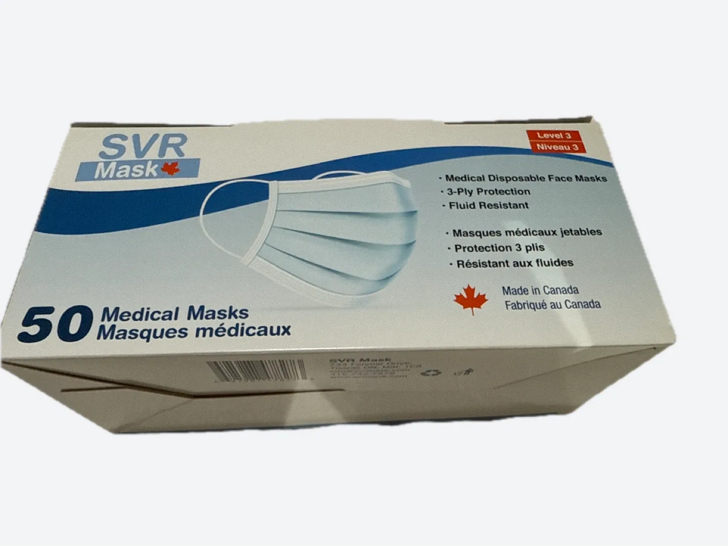 New SVR Level 3 Medical Masks - 50 Count image indicator(2)