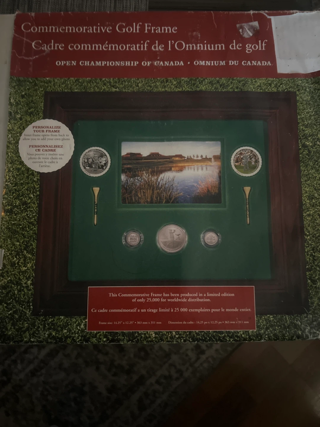 Commemorative Golf Frame Open Championship of Canada - photo 2