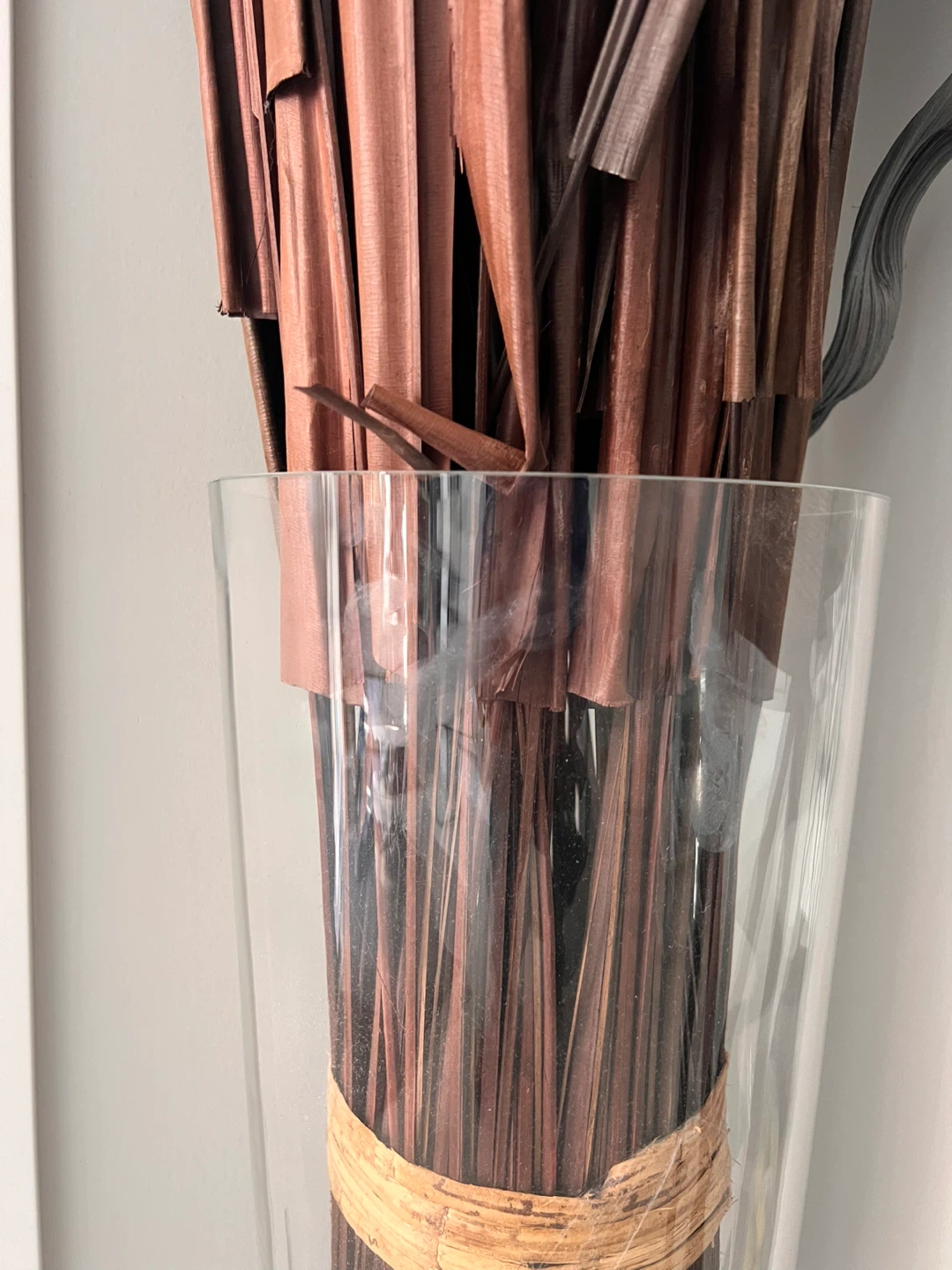 Decorative Dried Palm Leaves in Vase - photo 3
