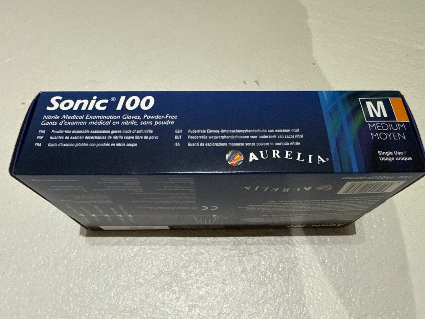 Aurelia Sonic 100 Nitrile Medical Gloves - Medium image indicator(3)