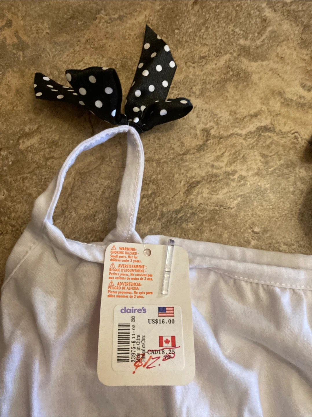 Claire's Ghost Costume Dress & Headband - New - photo 4