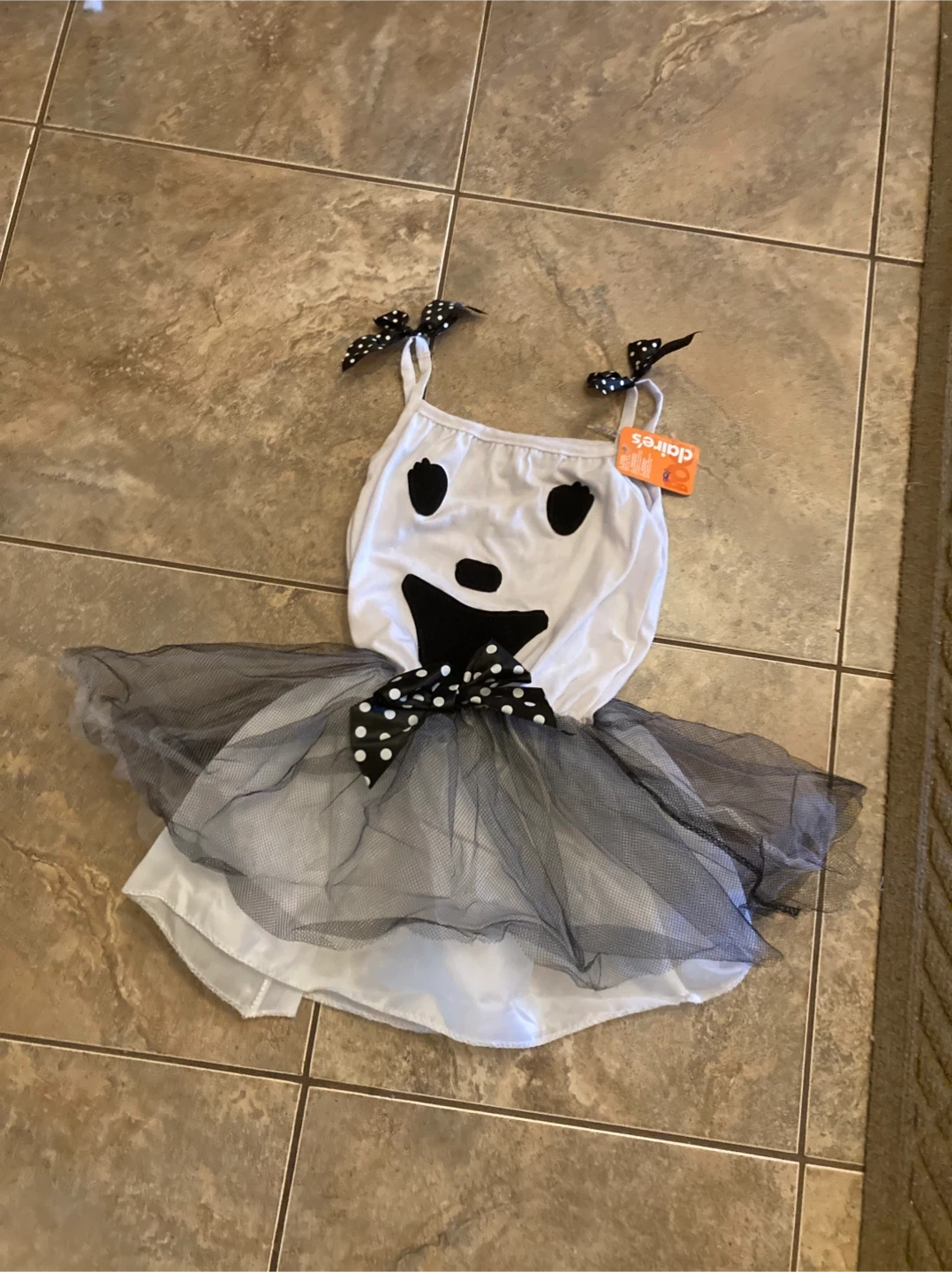Claire's Ghost Costume Dress & Headband - New - photo 2