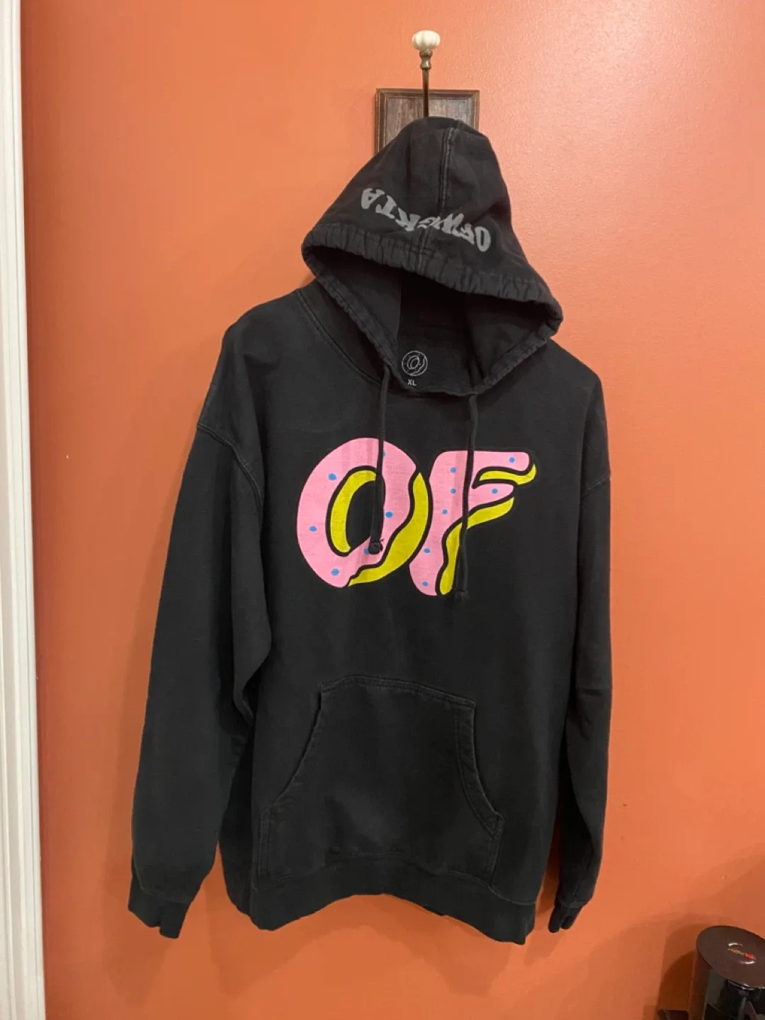 Odd Future OF Donut Hoodie - Black, XL thumbnail